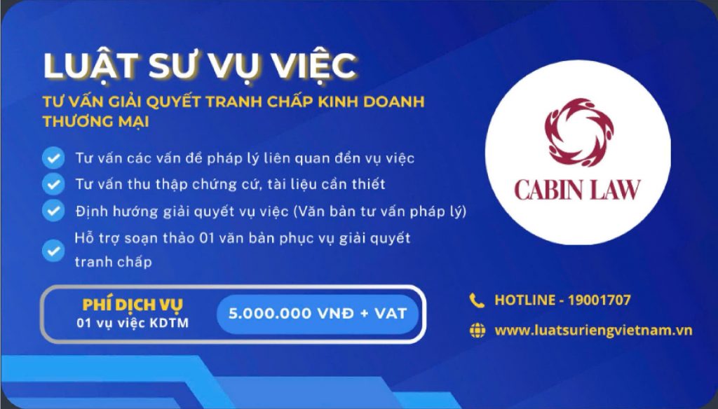 Luật sư vụ việc kinh doanh thương mại